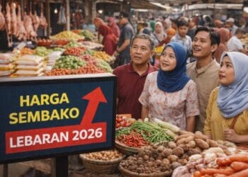 Update harga sembako menjelang Lebaran 2026 di pasar tradisional
