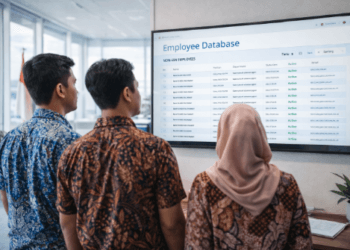 Proses verifikasi data tenaga honorer dalam program Alih Status PPPK 2026 yang dikelola oleh Badan Kepegawaian Negara.