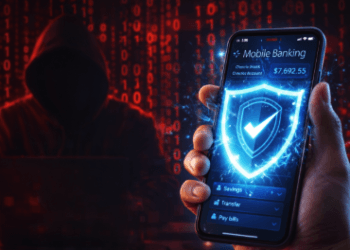 Infografis cara jitu amankan saldo m-banking dari ancaman hacker dan modus penipuan digital terbaru 2026.