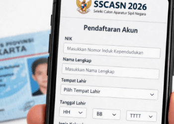 Tahapan pembuatan Akun SSCASN 2026 melalui portal resmi BKN untuk pendaftaran seleksi calon aparatur sipil negara.