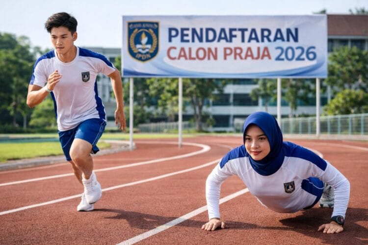 Seorang pendaftar sedang menyiapkan berkas administrasi sebagai bagian dari cara daftar IPDN 2026