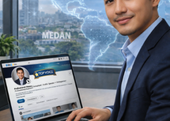 Strategi membangun personal branding di LinkedIn untuk mendapatkan klien internasional agensi konten AI dari Medan.