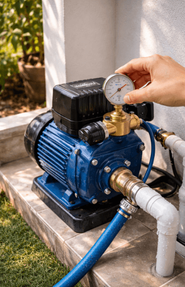 Langkah pengecekan fisik dan cara merawat mesin pompa air di rumah agar tetap dingin saat cuaca panas ekstrem.