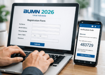 Proses pendaftaran BUMN Medan secara online melalui portal resmi rekrutmen nasional tahun 2026.