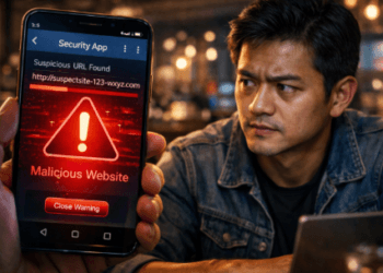 Infografis cara cek link penipuan phishing yang sanggup membongkar alamat situs palsu pencuri data.