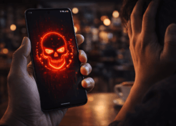 Infografis tanda HP kena sadap hacker yang menampilkan peringatan bahaya pencurian data pribadi.