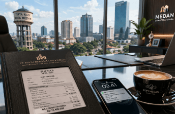 Ilustrasi profesional mengenai transparansi dan rincian gaji BUMN Medan tahun 2026.