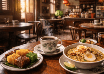 Sajian hidangan sarapan di salah satu Kuliner Legendaris Medan 2026.