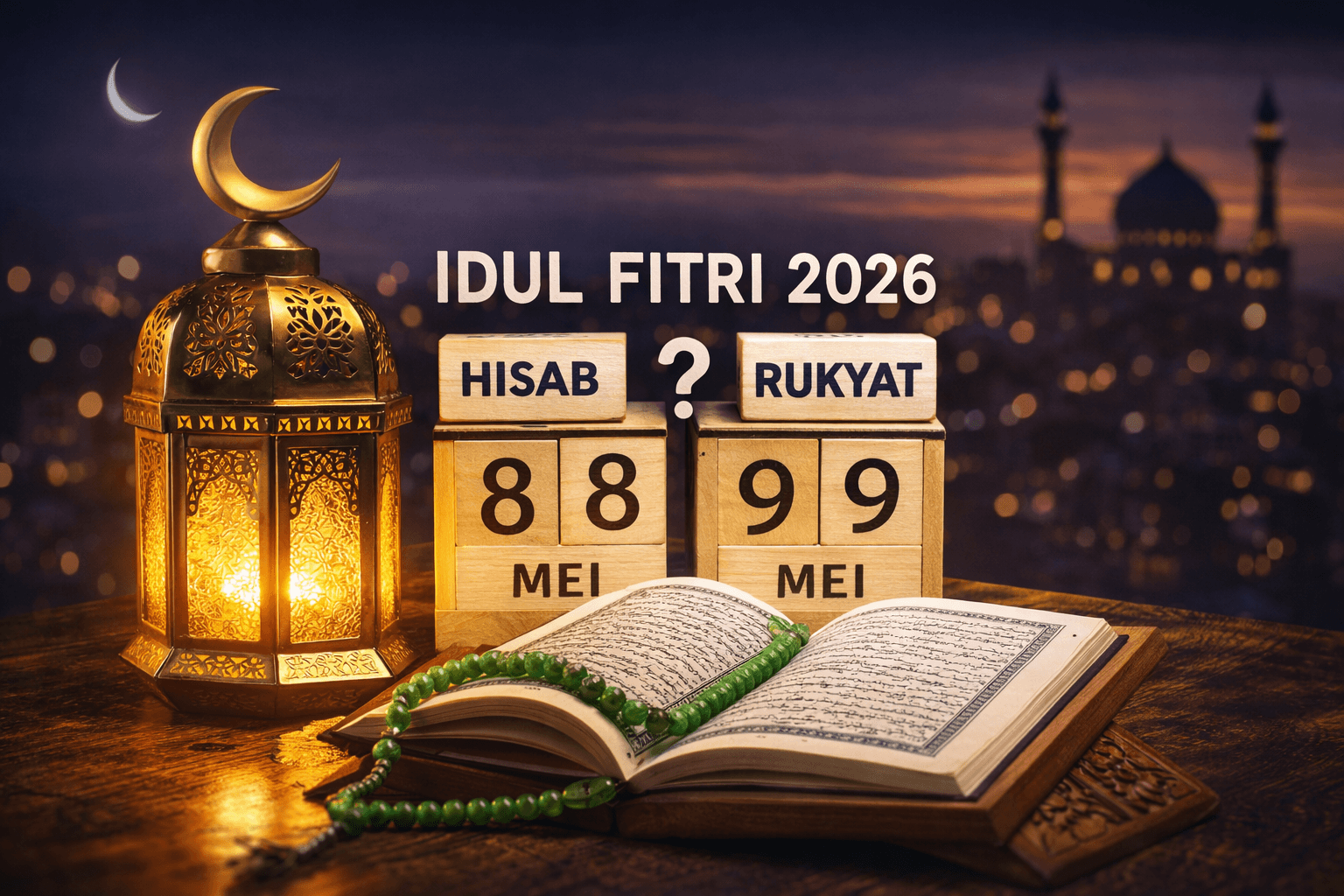 Idul Fitri 2026 Berpotensi Berbeda Lagi, Ini Penyebabnya