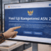 Tampilan pengumuman Hasil Uji Kompetensi BKN Maret 2026 melalui sistem informasi kepegawaian nasional yang sangat transparan.