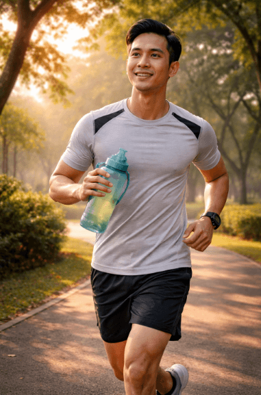 Panduan tips olahraga aman saat cuaca panas di Medan agar terhindar dari gejala heatstroke dan dehidrasi.