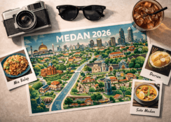 Panduan visual Rencana Perjalanan Kuliner Medan 2026 untuk wisatawan.