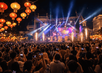 Kemeriahan salah satu Event Medan 2026 yang menampilkan perpaduan budaya tradisional dan panggung modern.