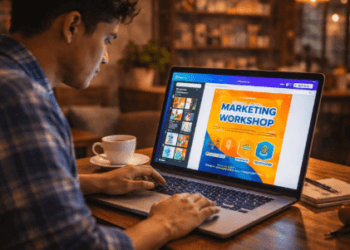 Infografis panduan pasarkan potret visual asli yang menampilkan mahasiswa mendulang dolar lewat gawai.