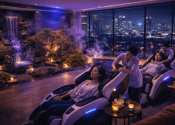 Suasana menenangkan di dalam fasilitas Layanan Night Spa Medan 2026.