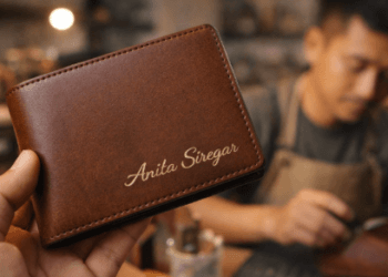 Contoh produk yang telah dipersonalisasi dengan nama pelanggan guna memberikan nilai tambah dan keunikan tersendiri.