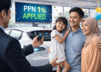 Penyerahan unit mobil listrik kepada konsumen yang memanfaatkan potongan pajak pemerintah guna mendapatkan harga beli yang lebih rendah.