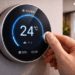Alat pengatur suhu ruangan digital yang canggih untuk mengelola kinerja pendingin udara secara otomatis demi kenyamanan penghuni rumah.