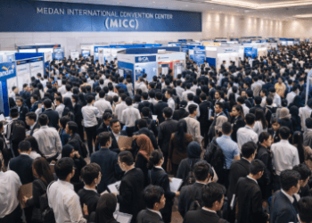 Suasana Medan Career Expo 2026 Pameran Bursa Kerja Terbesar di Sumatera Utara Bulan Mei