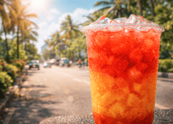 Pilihan minuman segar viral Medan yang membantu mendinginkan suhu tubuh saat cuaca panas ekstrem melanda kota.