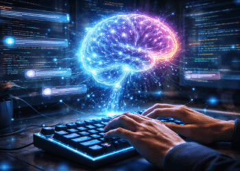 Infografis Panduan Belajar Prompt Engineering yang menjelaskan struktur perintah mulai dari konteks, tugas, hingga format output.