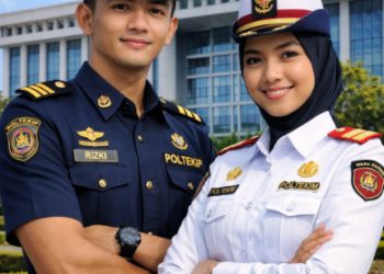 Persiapan fisik dan dokumen administrasi sebagai bagian dari syarat masuk Poltekip dan Poltekim tahun ajaran baru.