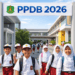 Infografis Panduan PPDB Medan 2026 mengenai jadwal pendaftaran sekolah dan syarat jalur zonasi online.