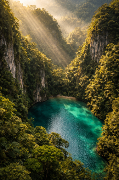 Pemandangan alam yang masih asri dan belum banyak terjamah manusia sebagai kandidat lokasi wisata populer di masa depan.