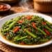 Resep cah kangkung terasi pedas yang segar dan menggugah selera makan.