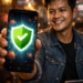 Infografis review antivirus Android gratis 2026 yang sanggup memblokir serangan malware jahat seketika.