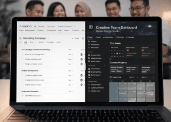 Perbandingan visual antara dua platform pengelola tugas populer guna meningkatkan koordinasi kerja dalam ekosistem agensi digital modern.
