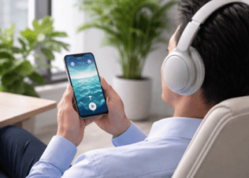 Penggunaan perangkat lunak pada ponsel pintar guna membantu relaksasi pikiran dan meningkatkan ketajaman fokus selama jam kerja yang padat.