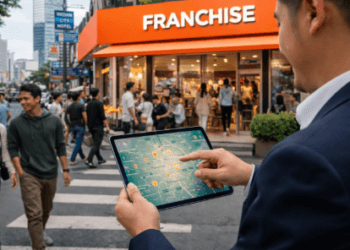 Pemetaan lokasi usaha di area dengan kepadatan penduduk tinggi guna memaksimalkan visibilitas merek dan jumlah kunjungan pelanggan harian.