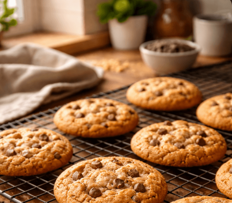 Menerapkan teknik baking kue kering suhu rendah untuk menghasilkan tekstur camilan yang renyah dan matang merata.
