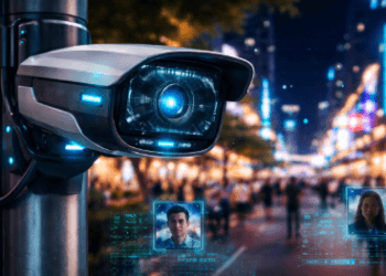 Implementasi kamera canggih dalam sistem CCTV AI Medan 2026.
