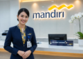 Infografis, resepsionis wanita karir karyawan bank mandiri
