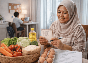 Menerapkan tips menggunakan dana bansos Medan 2026 dengan mendahulukan belanja bahan pokok dan kebutuhan pendidikan anak di rumah.