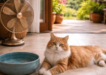 Tips menjaga suhu tubuh hewan peliharaan agar tetap sejuk dan terhidrasi saat cuaca panas menyengat.