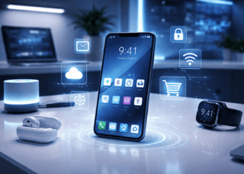 Ilustrasi panduan tips dan trik seputar teknologi untuk produktivitas modern.