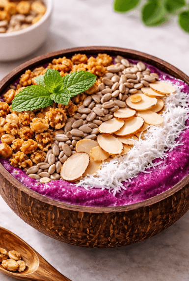 Berbagai pilihan Topping Smoothie Bowl Hits guna memberikan tekstur renyah dan estetik pada sarapan sehat Anda di tahun 2026.