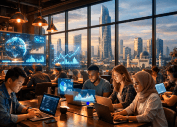 Pertumbuhan ekosistem startup yang dinamis dalam Ekonomi Digital Medan 2026.