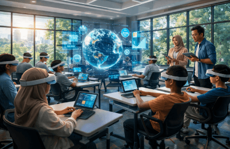 Penerapan metode belajar interaktif dalam Tren Pendidikan Teknologi Medan 2026.