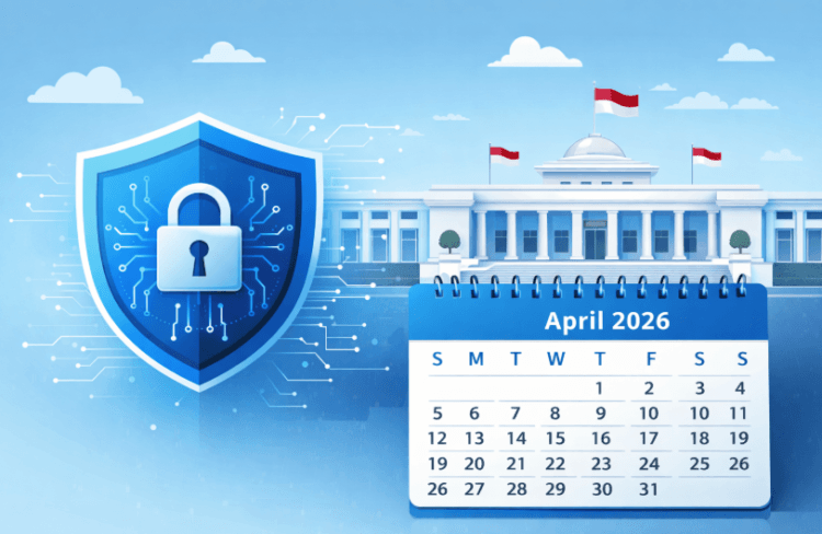 Ilustrasi kebijakan baru pemerintah Indonesia dan perlindungan data digital April 2026.