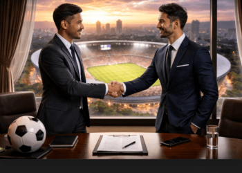 Ilustrasi kesepakatan kontrak pemain baru dalam bursa transfer Liga 1 2026.