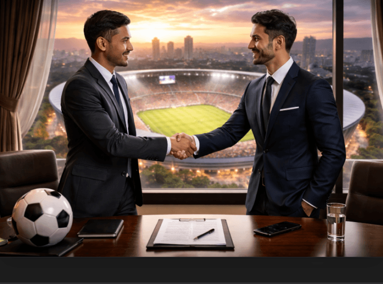 Ilustrasi kesepakatan kontrak pemain baru dalam bursa transfer Liga 1 2026.