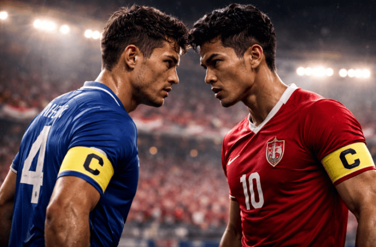 Poster jadwal pertandingan Liga 1 pekan ini antara Persib Bandung vs Persija Jakarta.