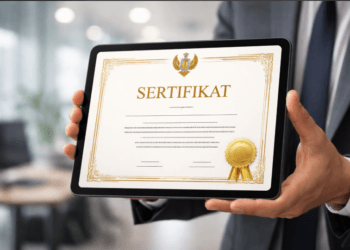 Tampilan sertifikat digital SKT ormas yang telah terbit dan siap untuk diunduh melalui sistem AHU Online.