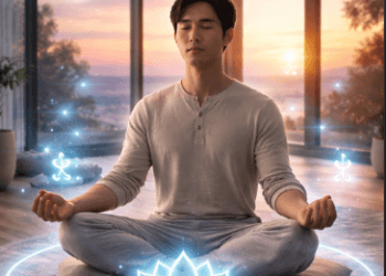 Visualisasi panduan self-care April 2026 untuk menjaga kesehatan mental.