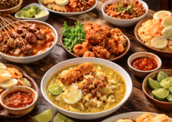 Berbagai hidangan khas dalam rangkaian kegiatan Wisata Kuliner Medan yang menggugah selera.