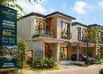 Perumahan modern yang menunjukkan pesatnya pertumbuhan Investasi Properti Medan Helvetia.